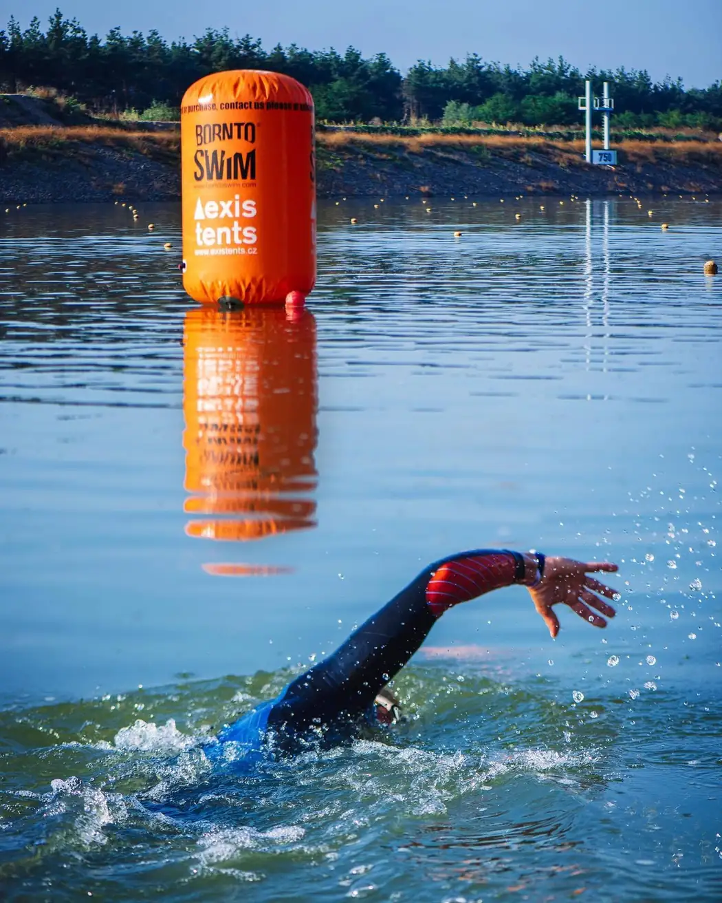 Swimming in the Labe Arena canal