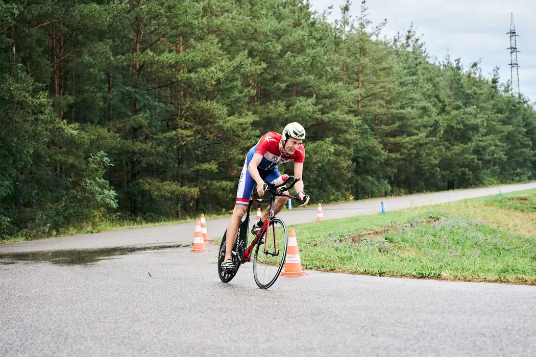 Cycling on the Račice loop